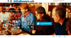 Desktop Screenshot of 30followers.com